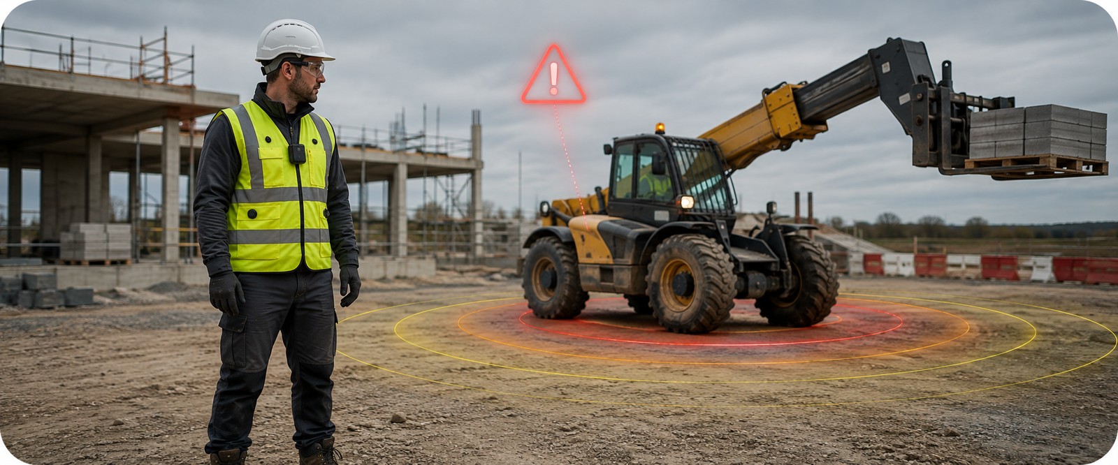 Halley Smart PPE concept illustrating awareness and proximity protection